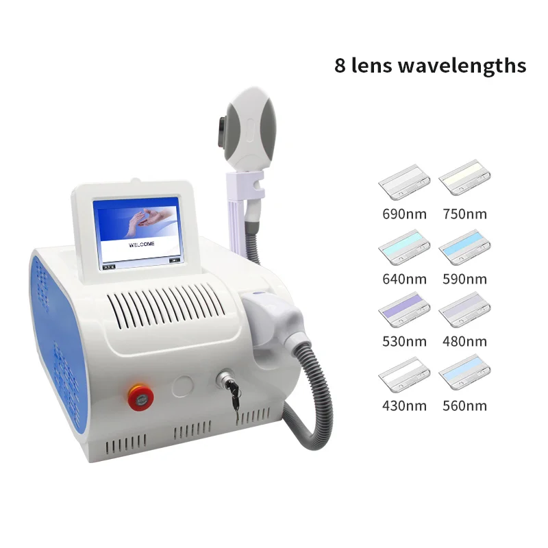 Beauty Salon 500000 Shots IpL E light OPT Painless Laser Permanent Hair Removal Remove Color Spots Redblood Acne Photon Rejuvena