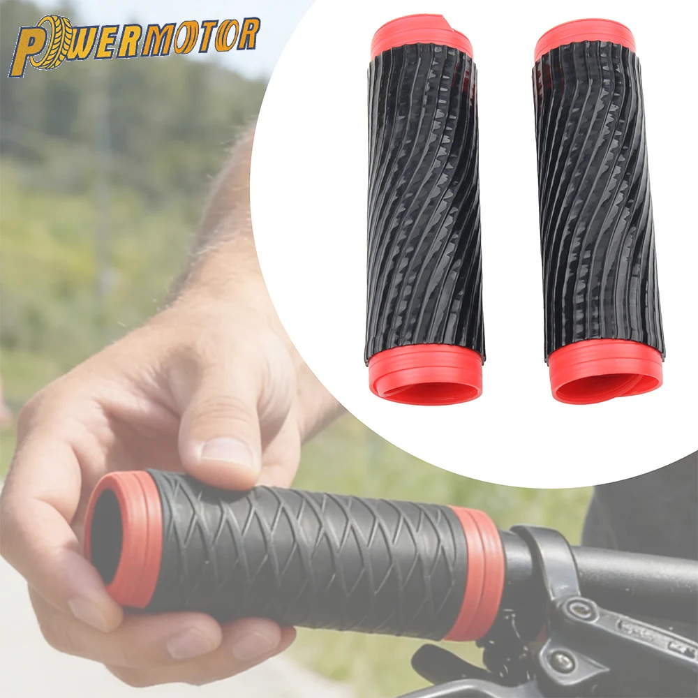 

Motorcycle Handlebar Brake Covers Non slip Silicone Wear Resistant Shock Absorbing Protector Handlebar Grips Accessories