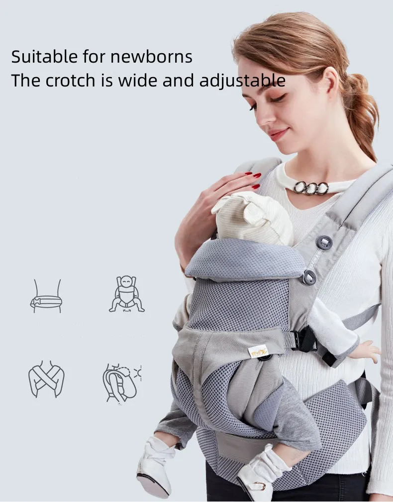 Child Baby Carrier Front And Back Dual-purpose Newborn Sling Back To Hold Baby Baby Maternal And Infant Supplies