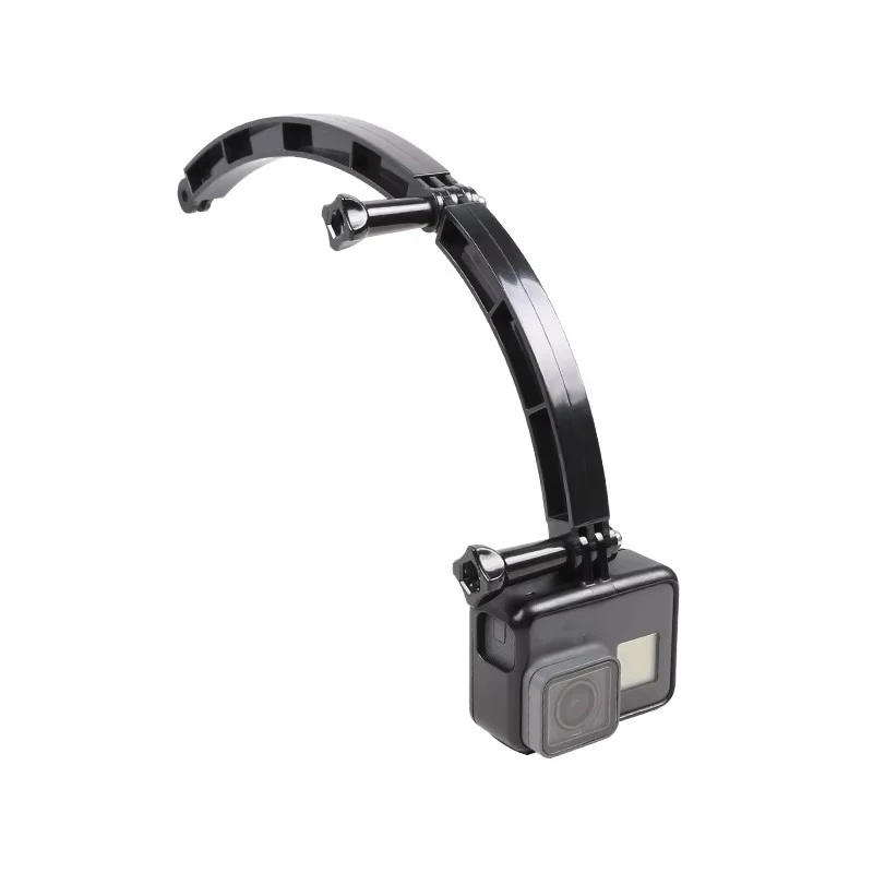 3-стороннее крепление для шлема, удлинитель изогнутой палки для селфи для GoPro Hero 13 12 11, аксессуары DJI OSMO Action 4 5Pro Insta360 X4