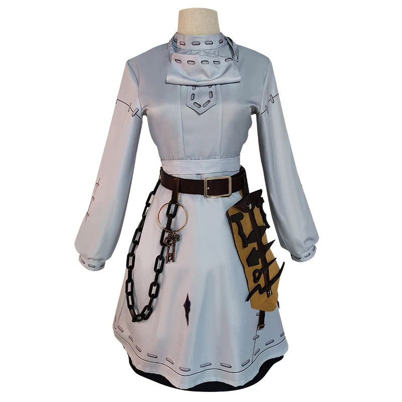 Identiteit V Psycholoog Dr. Ada Mesmer Cosplay Kostuum Originele Huid Jurk Outfit Volledig Set Uniform Halloween Feestpak Voor Meisje