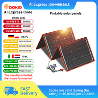 Dokio 150W/165W PRO Flexible Foldable Mono Solar Panel Light Portable High Power Outdoor Solar Panel China For Travel&Boat