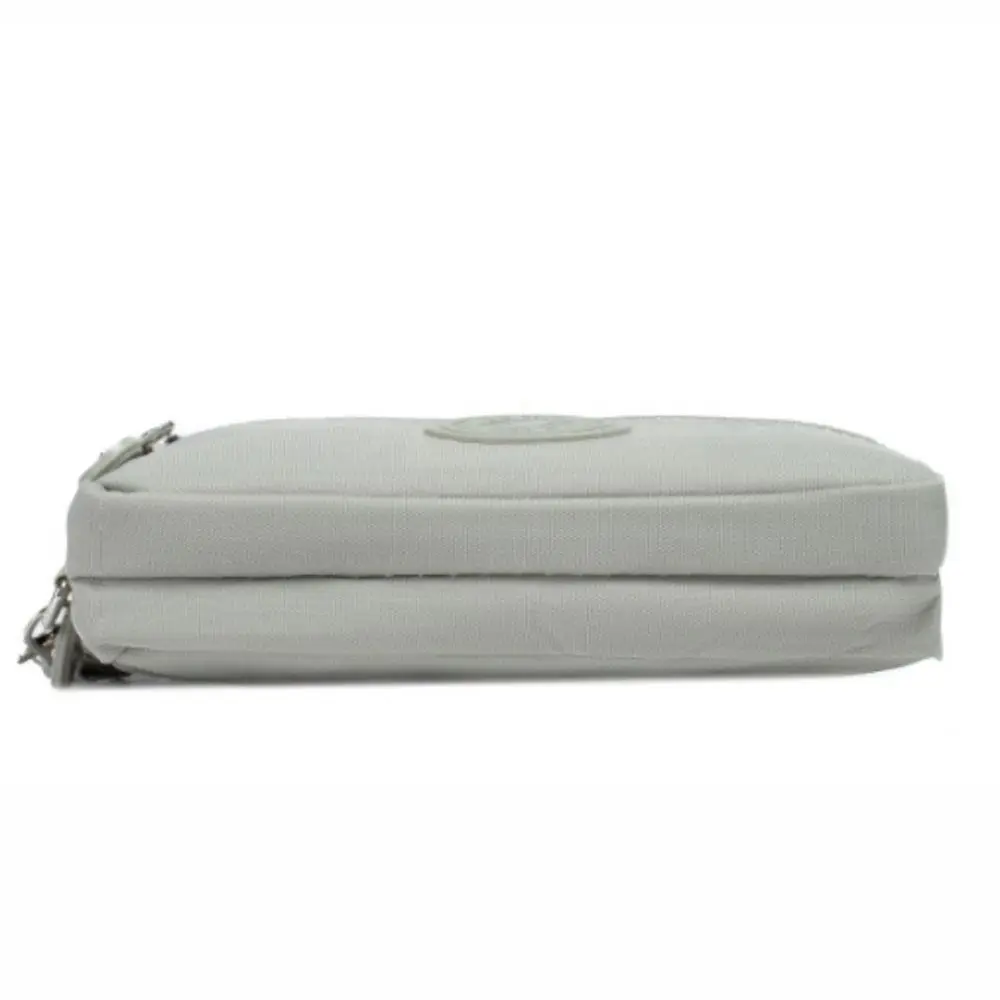 New Zipper Women Handbag Large Capacity Waterproof Storage Bag Solid Color Double Layers Phone Pouch