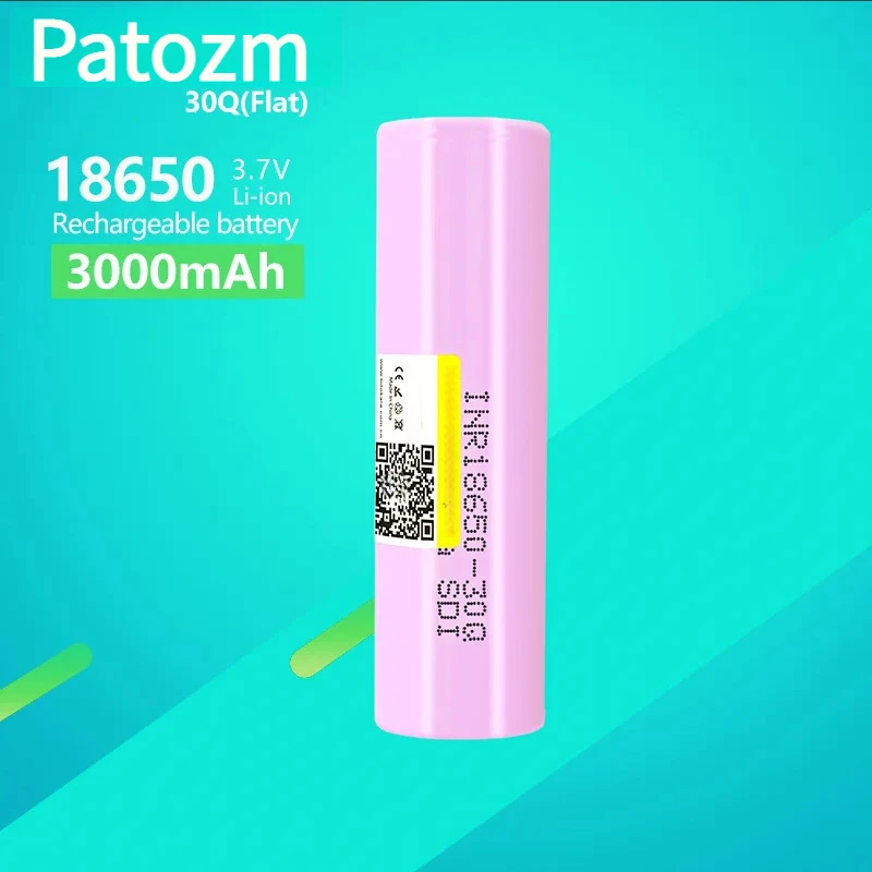 Original Battery 30Q 18650 3000Mah 3.7V Rechargeable Battery Flashlight Camera Headlight Portable Speaker Lithium-Ion Battery - Image 4