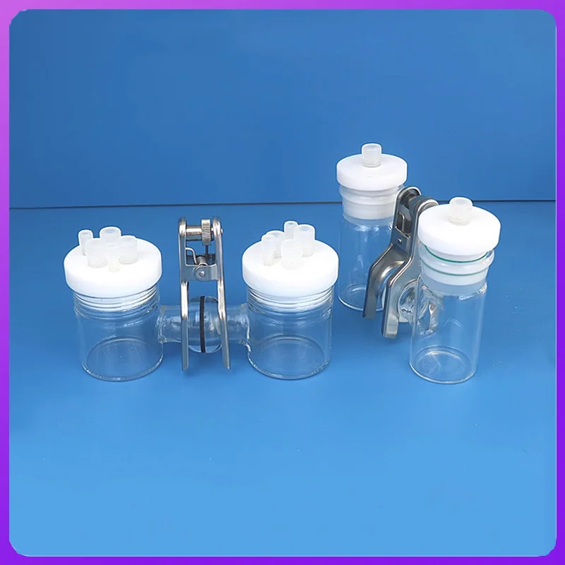 Laboratory H-type Electrolytic Cell Exchangeable Membrane Frosted Mouth Sealed Electrolytic Cell 5/10/15/20/30/100ml