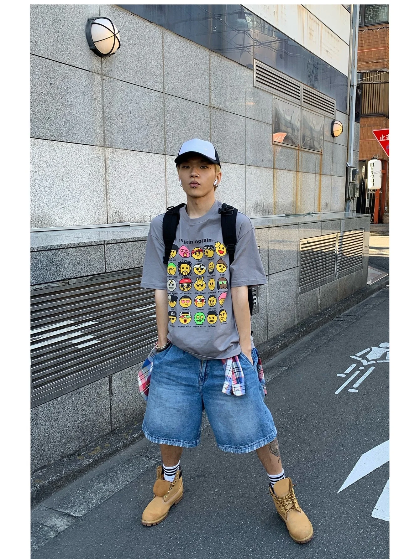 Basic Solid Denim Shorts Men Wear-resistant Five Pocket Shorts Heartfelt Gift For Boyfriend Husband Shopping - view 5
