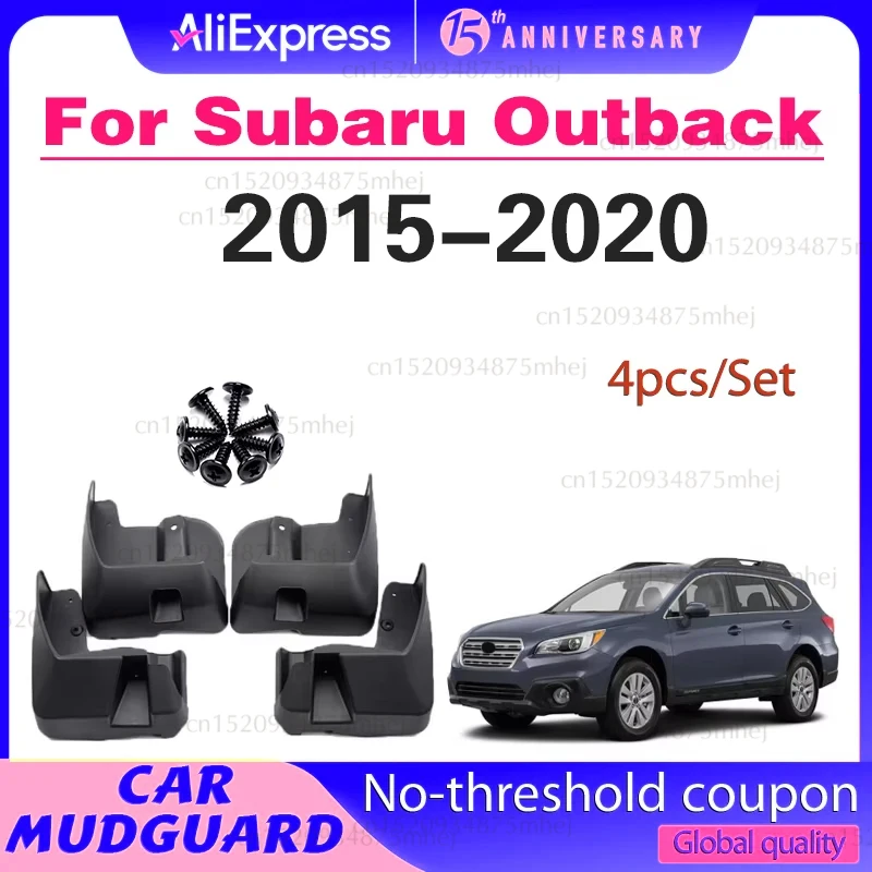 

Car Mudguard For Subaru OUTBACK 2015-2020 Fender Mudflaps Front And Rear Wheel Mud Splash Guards Decorative Accessories