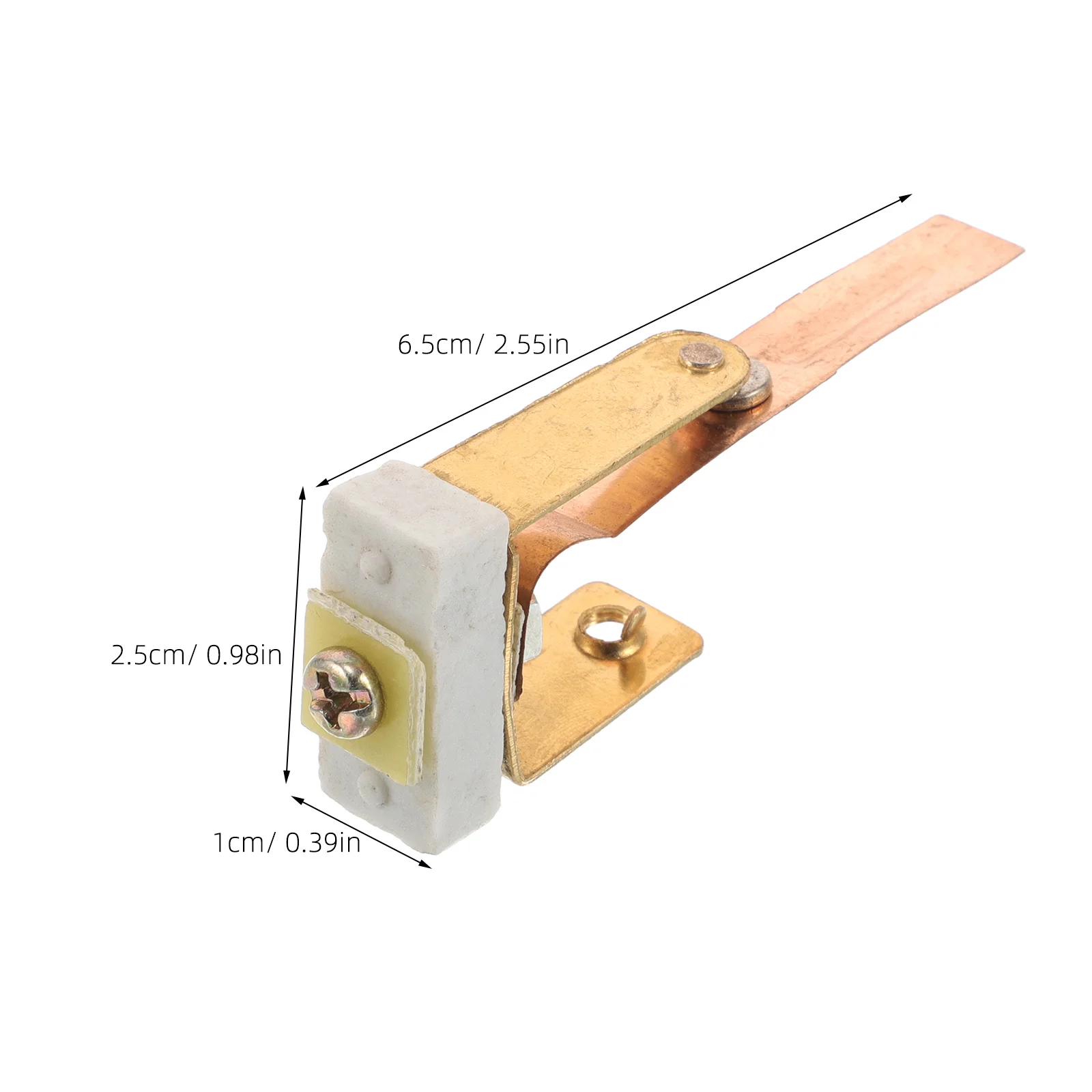 Kit contatti per fornello di riso da 2 pezzi Pezzi di ricambio Connessione in rame Sostituzione Elettrodomestici e accessori Piccola riparazione in argento