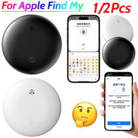 Bluetooth-compatible Item Finders IP67 Waterproof Cat Dog Locator Tracker Luggage Locator Work for Apple Find My (for iOS Only)