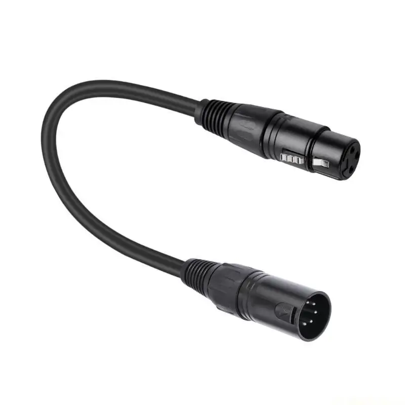 E56B Auditory Cable 5Pin To 3Pin Conversion Cable For DMX512 And Microphone