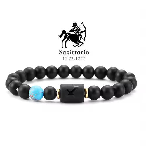 12 Zodiac Bracelets Natural Stone Cancer Virgo Leo Libra Bracelet Couples Friendship Gifts Bracelets jewelry pulsera hombre - Image 34