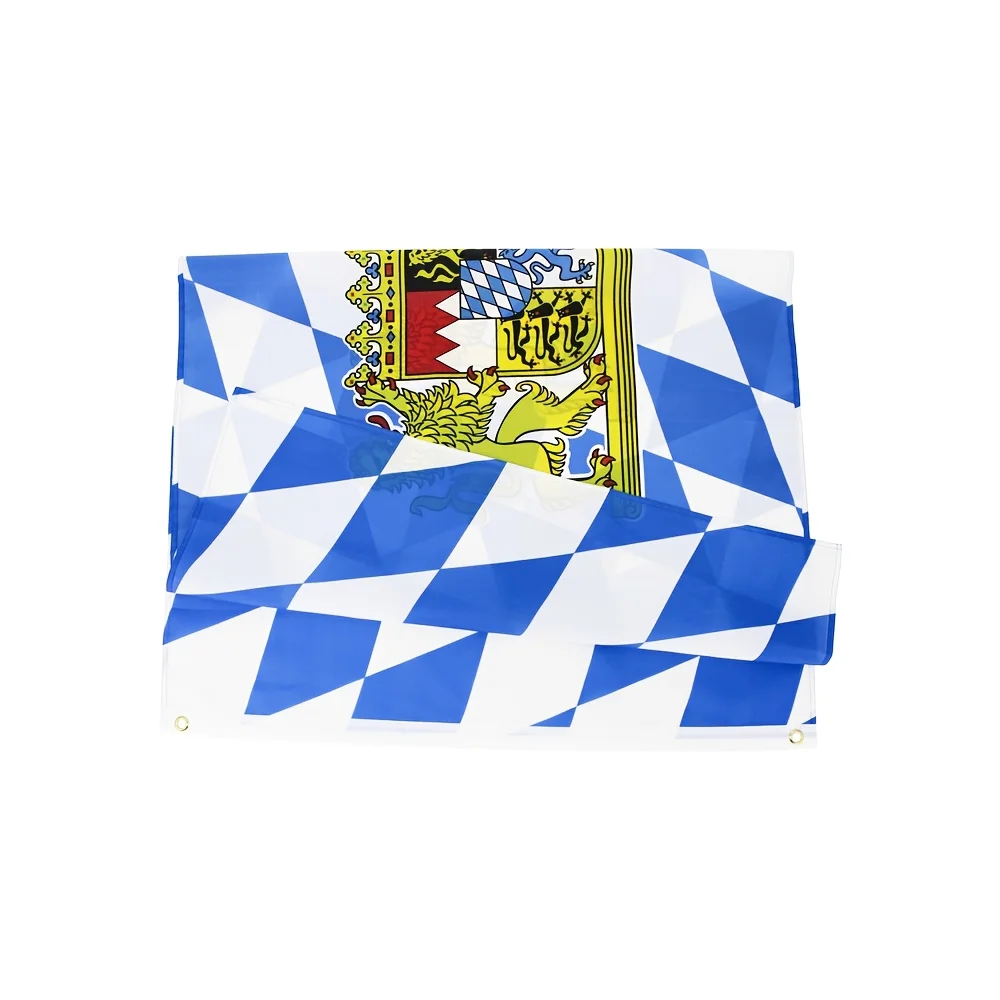 Bavaria Flag 90x150cm 3X5Ft Hanging Polyester Bengal BD National Flags Polyester with Brass Grommets Flag Banner