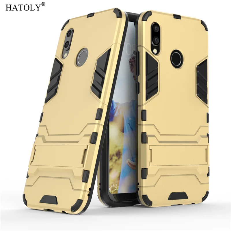 For Cover Huawei P20 Lite Case Shockproof Armor Hard Cover Silicon Anti-Knock Stand Phone Bumper Case For Huawei Nova 3e ANE-LX1