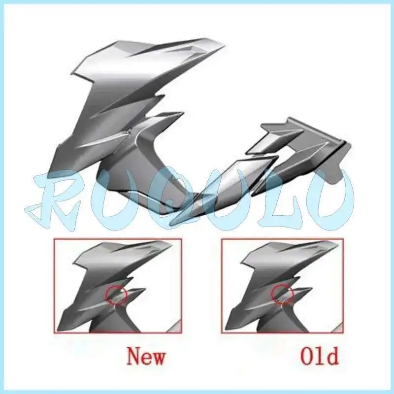 Zt310-r Fuel Tank Left / Right Decorative Cover (dark Glossy Gray) 4044201-025051 / 4044201-024051 For Zontes