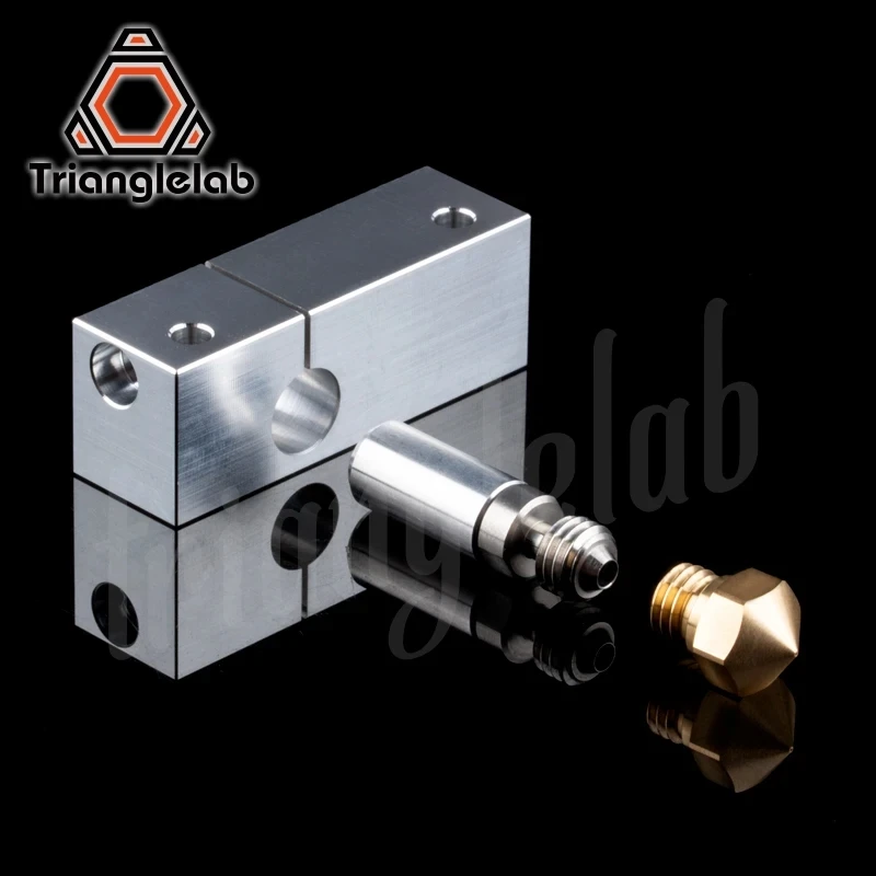 Trianglelab-swiss metal hotend kit for wanhao i3 manufacturer monoprice  perfect for heat block mk10 nozzle