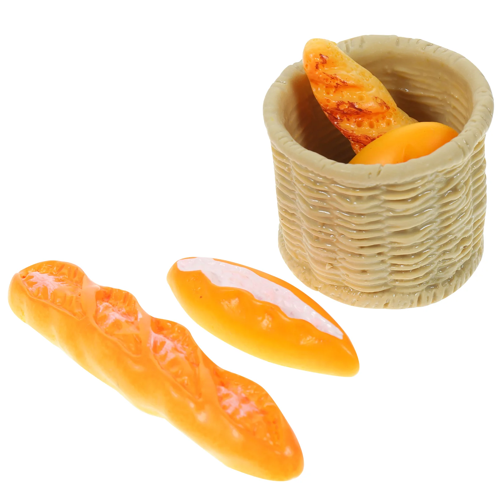 Dollhouse Bread Loaf Mini Ornament Miniature Model Toy Resin Craft Child DIY Simulated Prop Children Pretend Play Kit Food