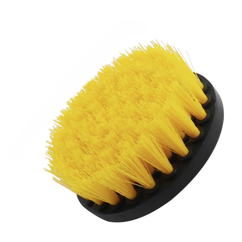 Electric Scrubber Drill Brush Kit - Power Scrubber for Carpet Glass Car Tires Nylon Bristles 2 3.5 4 5 Inch
