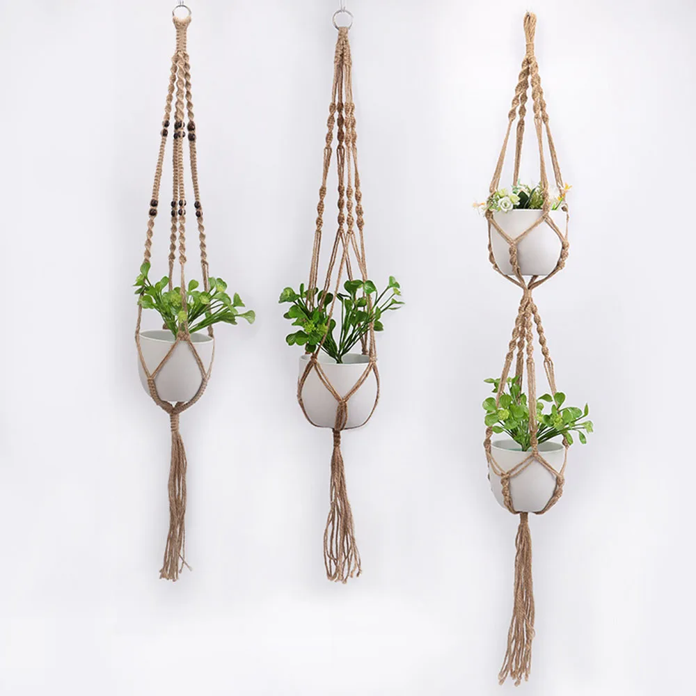 Plant Hanger Flower Pot Hanger for Wall Decoration Countyard Garden Pot Tray for Plant Garden Decoration