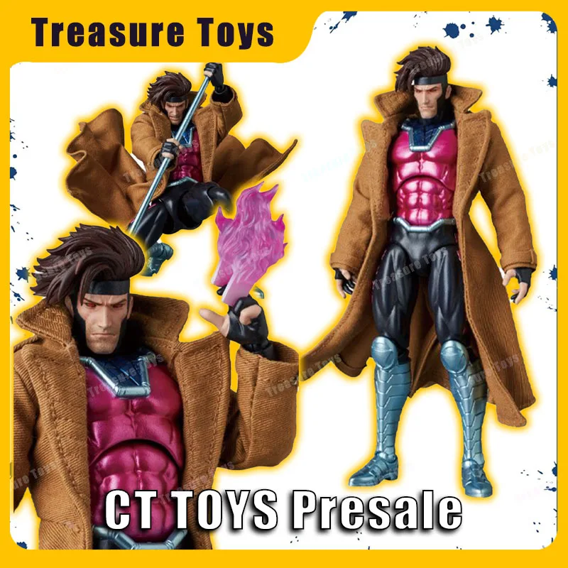 Hot New CT Toys Gambit Figure Mafex 131 X-Men Wolverine SHF Anime Action Figure Figurine Statue Model Custom Gifts Kids Toys