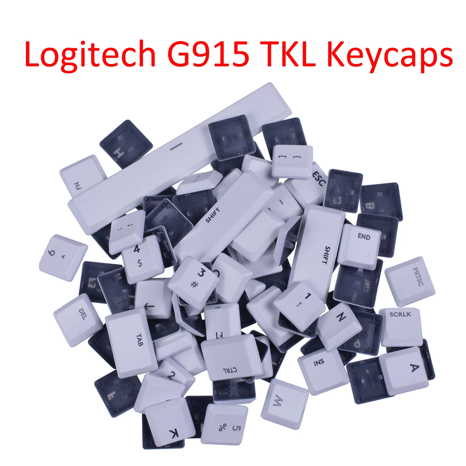 Original US Version Key Cap Kit Keycap for Logitech G813 G913 G815 G915 TKL Wireless Keyboard White