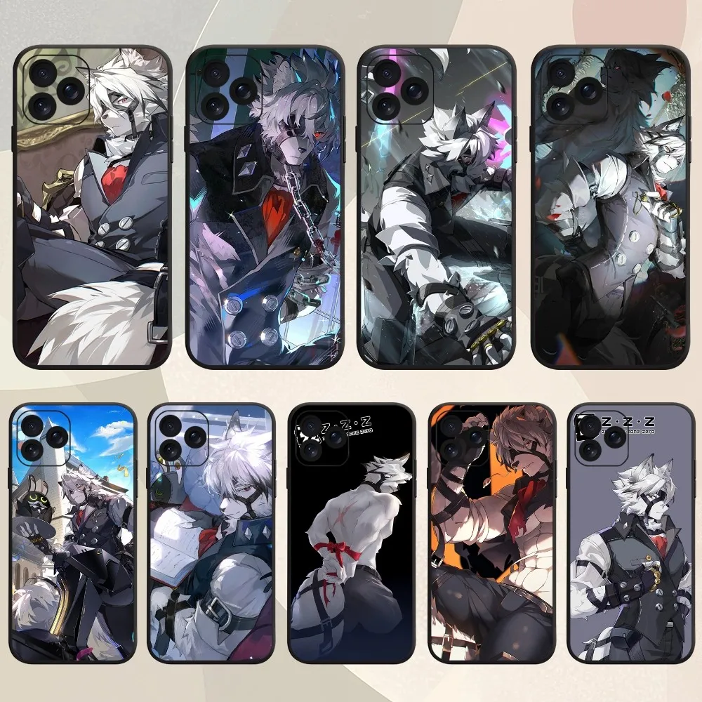 Zenless Zone Zero Von Lycaon Cool Wolf Phone Case For iPhone 8 14 Mini X 15 XS 12 MAX 11 13 Xr Pro Plus Shell