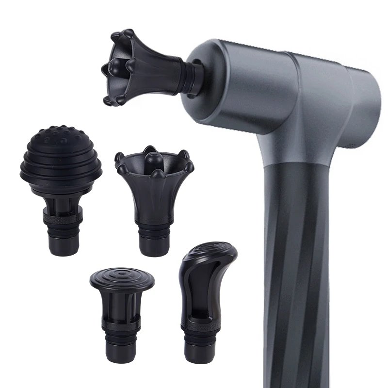 4pcs Replacement Heads For Massage Muscle Stimulator Body Relaxation Shaping Exercising Fascia Gun Massager Heads