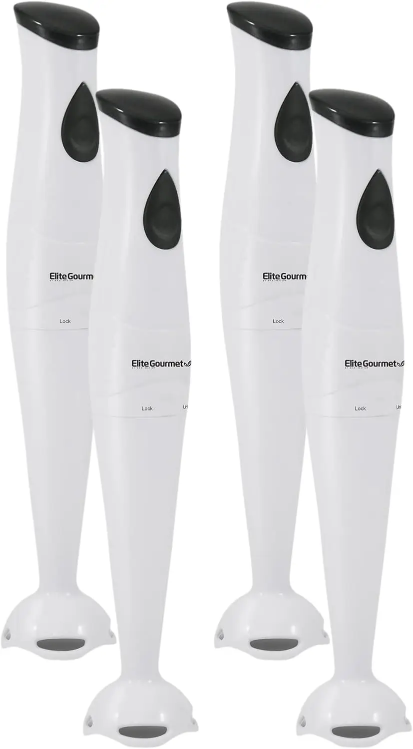 

Электрический погружной ручной блендер EHB-2425X, 150 Вт, многоцелевой миксер на 1 касание для супов, соусов, детского питания, белый