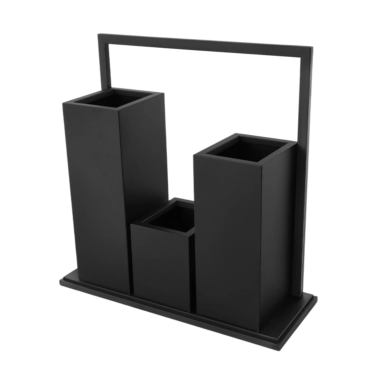 Metalowa wysoka donica na kwiaty i warzywa, duża donica do biur, ogrodów, holów, na tarasy