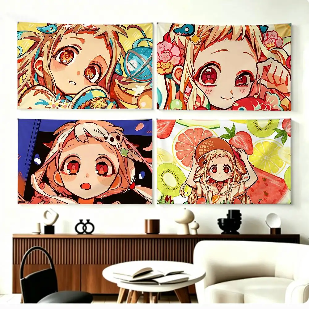 CUTE N-Nene Yashiro   Flags Wall Hanging Background Art Banner for Bedroom Home Outdoor Decor