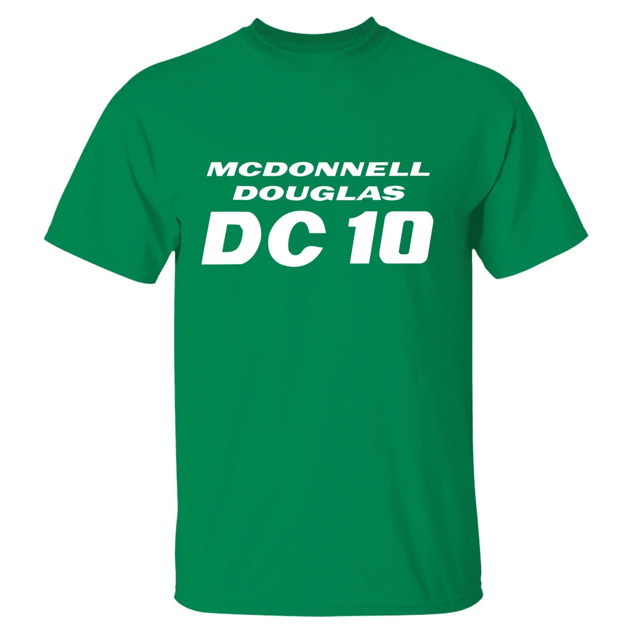 Mcdonnell Douglas-DC10 Aviation Flight Pilots Short Sleeve T-shirts Cotton Graphic T Shirts for Men Women