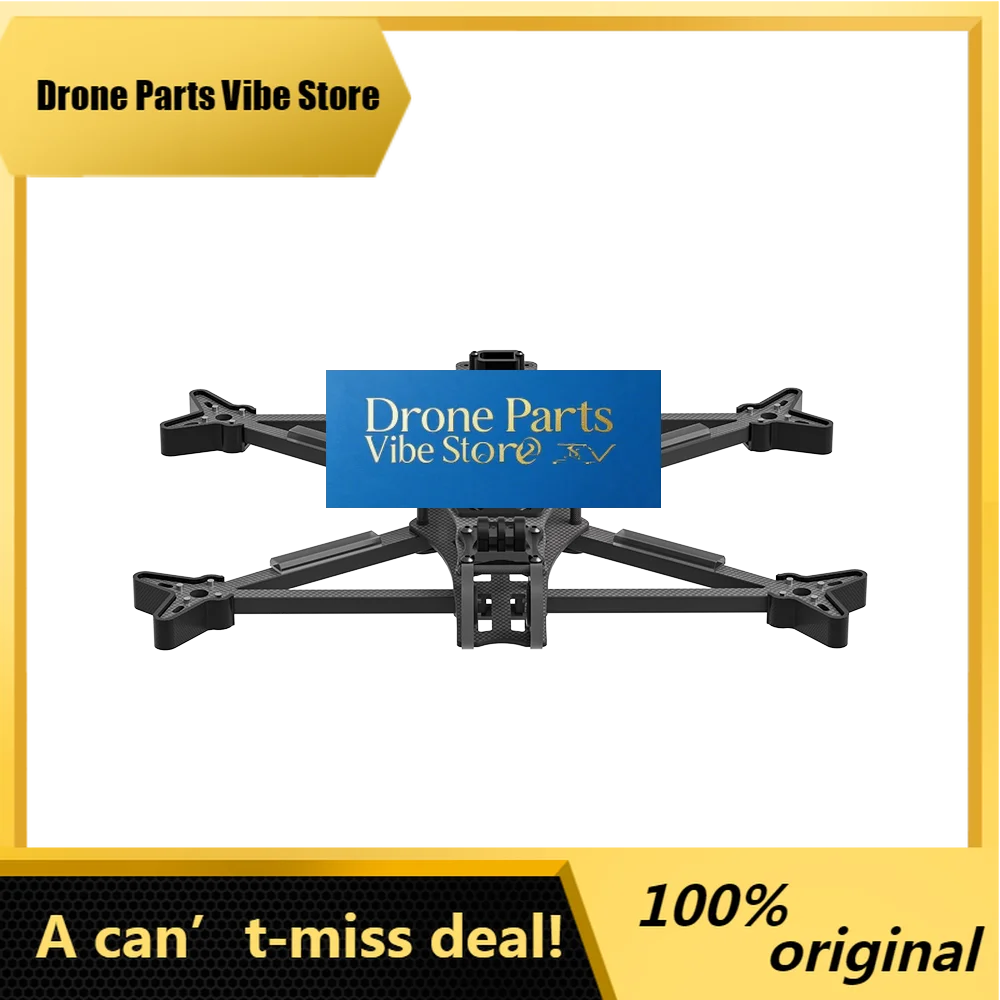 Drone PartsAOS 7 V5 FPV Frame Kit With 8mm Arm Compatible With O4 Air Unit Pro / O3 Air Unit / HD Vista / BLITZ Whoop 1.6W VTX F