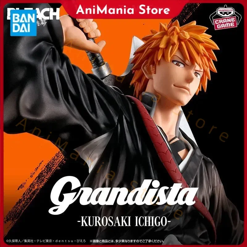 Bandai Echt BANPRESTO Grandista BLEACH Kurosaki Ichigo Anime Action Figure Collectible Model Speelgoed Ornamenten Gift Kinderen Kid