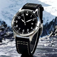 Men's classic black/blue/white dial luminous automatic Seagull or ST1612 sports mechanical watch AAA high quality 40mm