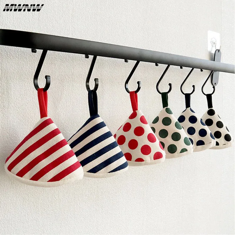 Single Microwave Oven Gloves Multi-color Kitchen Cooking Baking Mitts Pot Pad Heat Proof Protected High Temperature Resistant