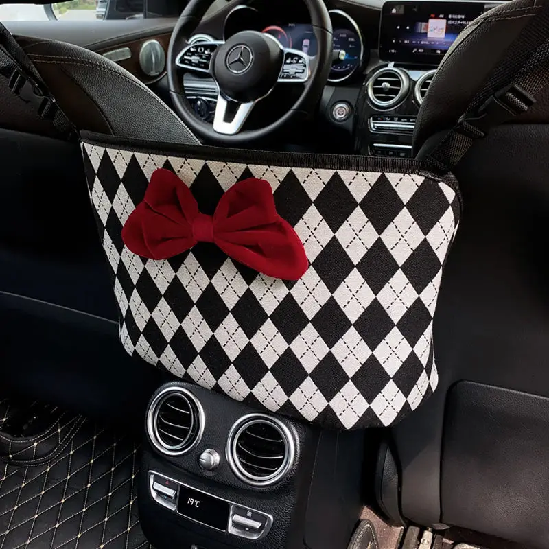 Universal Car Seat Back Organizer Pu Leather Storage Bag Multi-Pocket Design Waterproof Tissue Holder Cup Holder Garbage Pocket