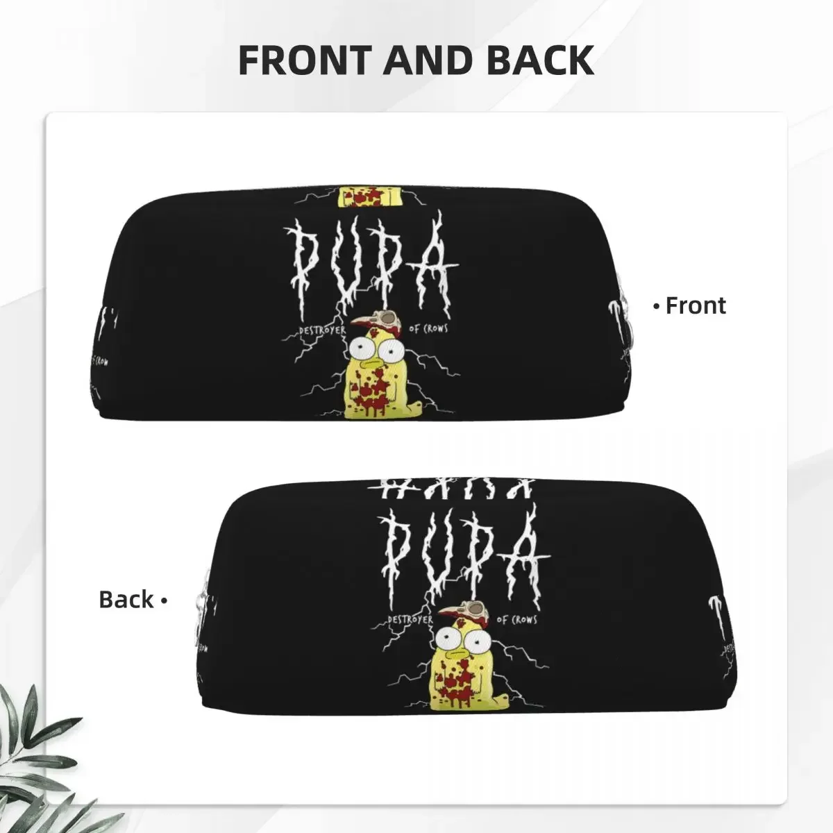 Cartoon Solar Opposites Pupa Lightning Name Pencil Case Pen Holder Large Capacity Pen Box Pencil Bag for Kids School