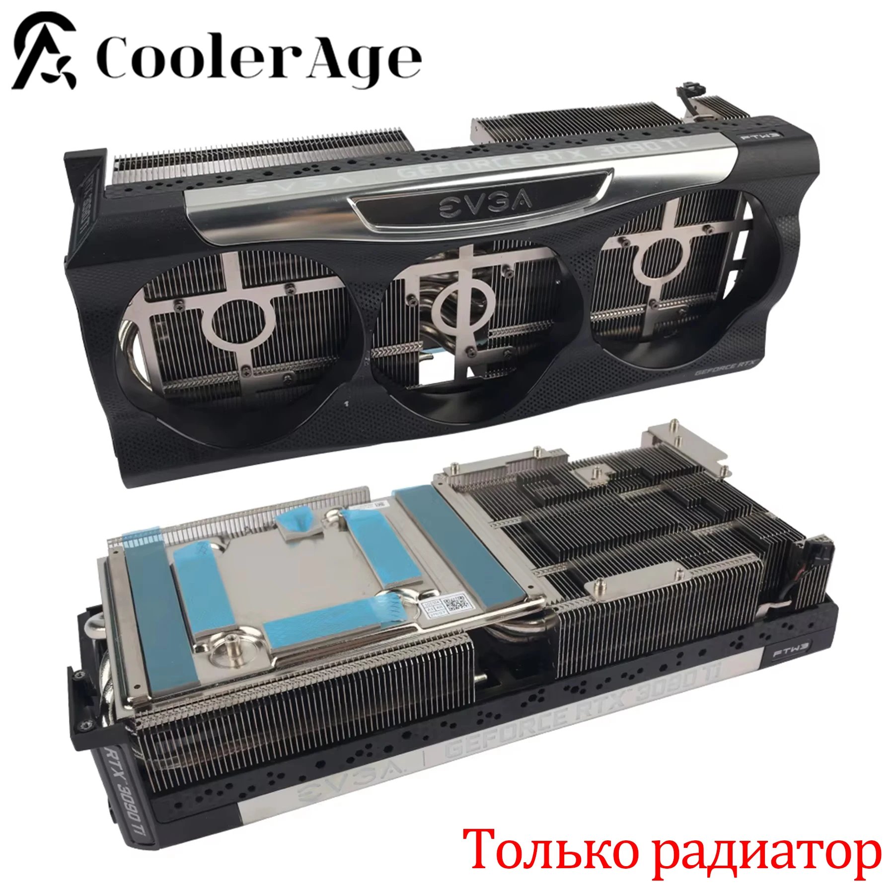 

Heatisnk видеокарты без вентилятора для EVGA GeForce RTX 3070 3070Ti 3080 3080Ti 3090 3090Ti