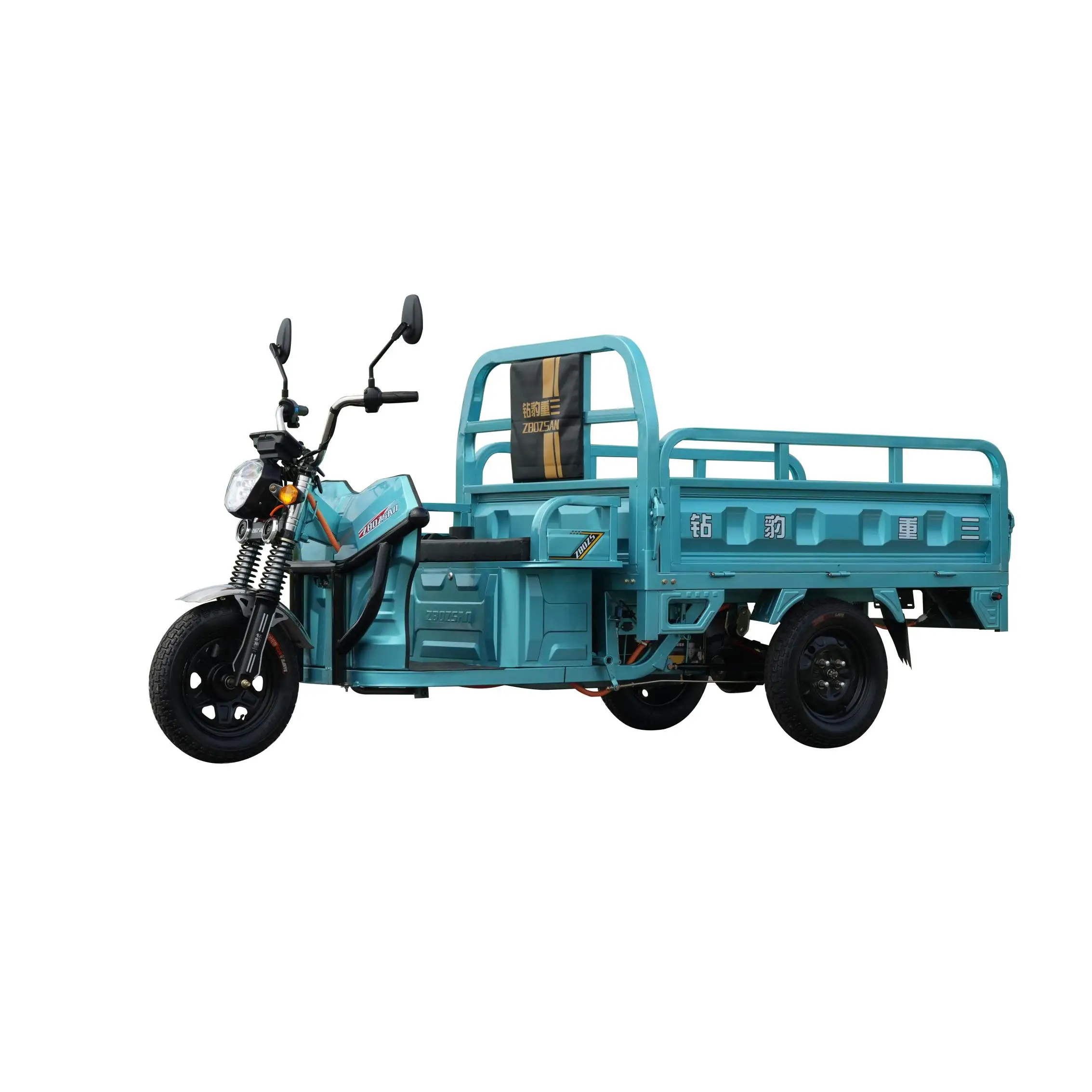 Entry-level, electric tricycle, for cargo use, brushless motor, without automatic unloading, adult electric tricycle, rugged and