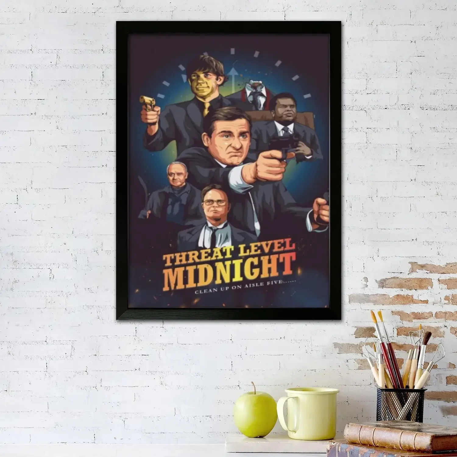 threat level midnight Movie Canvas Art Poster Wall Art, Picture Print, Modern Family, Bedroom Decor, Posters,Decorative painting