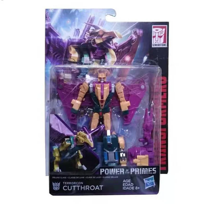 Hasbro Transformers Power of The Primes Cutthroat Terrcon Deluxe Class Anime Original Action Figure Model Toy Gift Collection