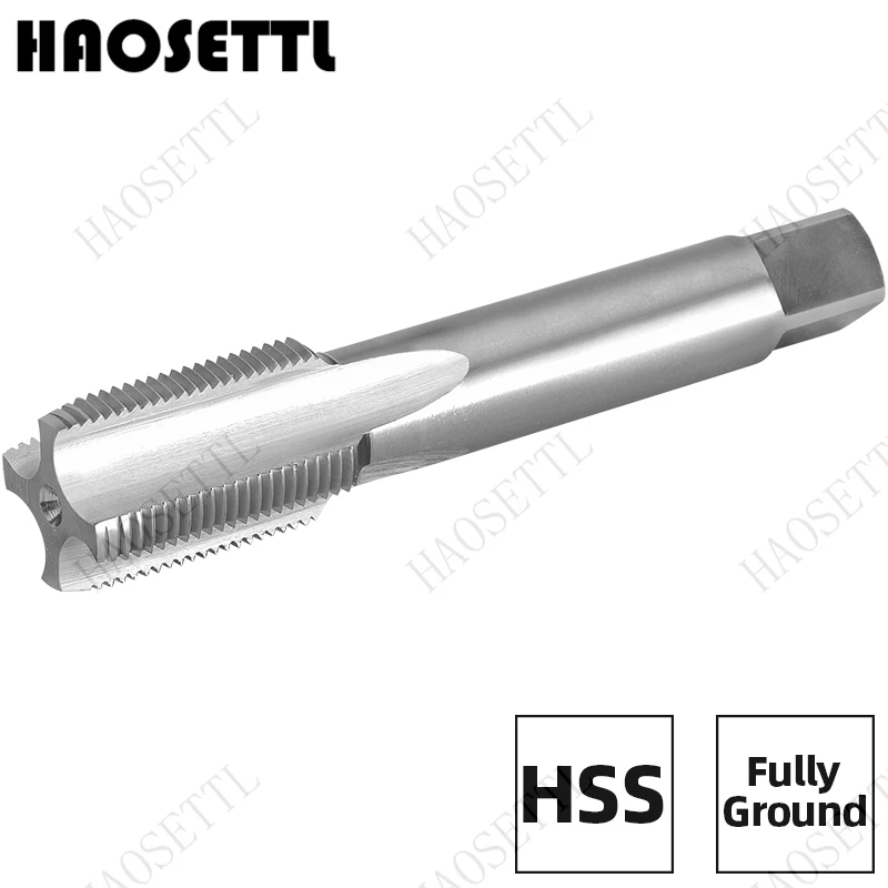 HAOSETTL M27X0.5,M27X0.75,M27X1,M27X1.25 Juego de grifos y troqueles mano derecha, grifo de rosca de máquina HSS y troquel redondo