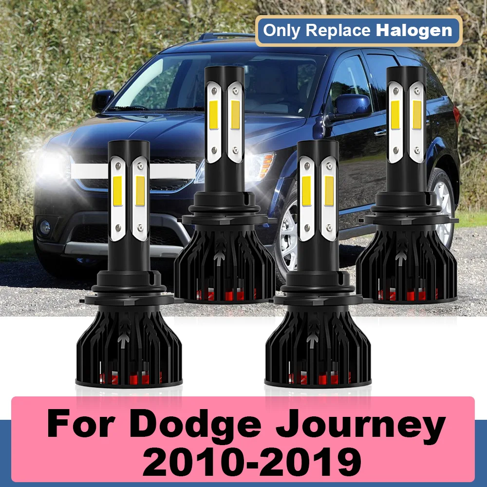 

Светодиодный фара Turbo 360 ° 4-сторонняя Лампа 6000K 12V для автомобилей Dodge Journey 2010 2011 2012 2013 2014 2015 2016 2017 2018 2019