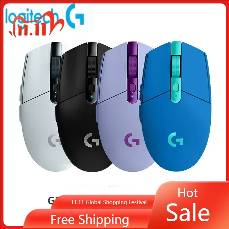 Logitech G304 Wireless Gaming Mouse Gamer RGB USB For PC Computer Ergonmic Bluetooth Mouse Gamer G102 Mice Laptop accessories