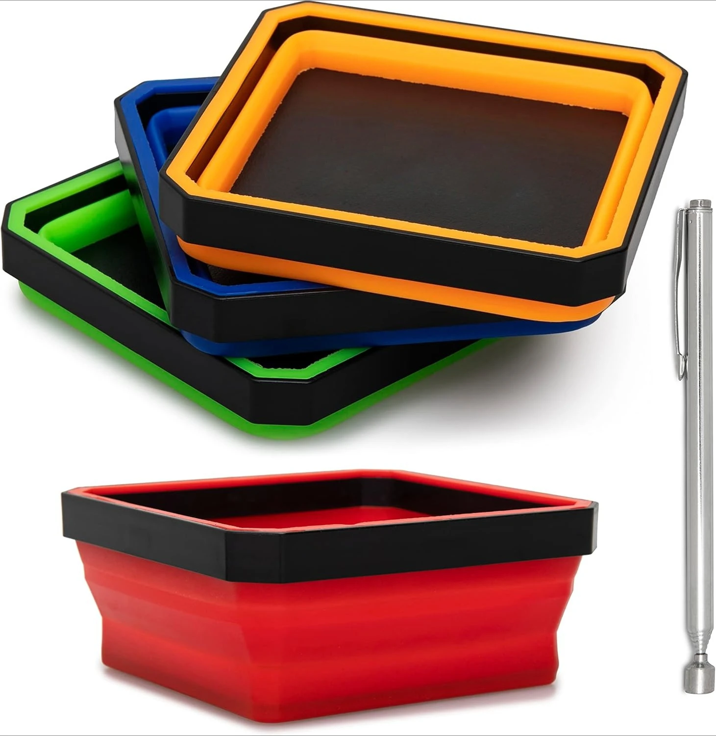 vassoio-per-parti-magnetiche-ciotole-pieghevoli-in-silicone-da-4-pezzi-per-viti-dadi-bulloni-base-in-gomma-con-strumento-di-raccolta-magnetica-telescopica