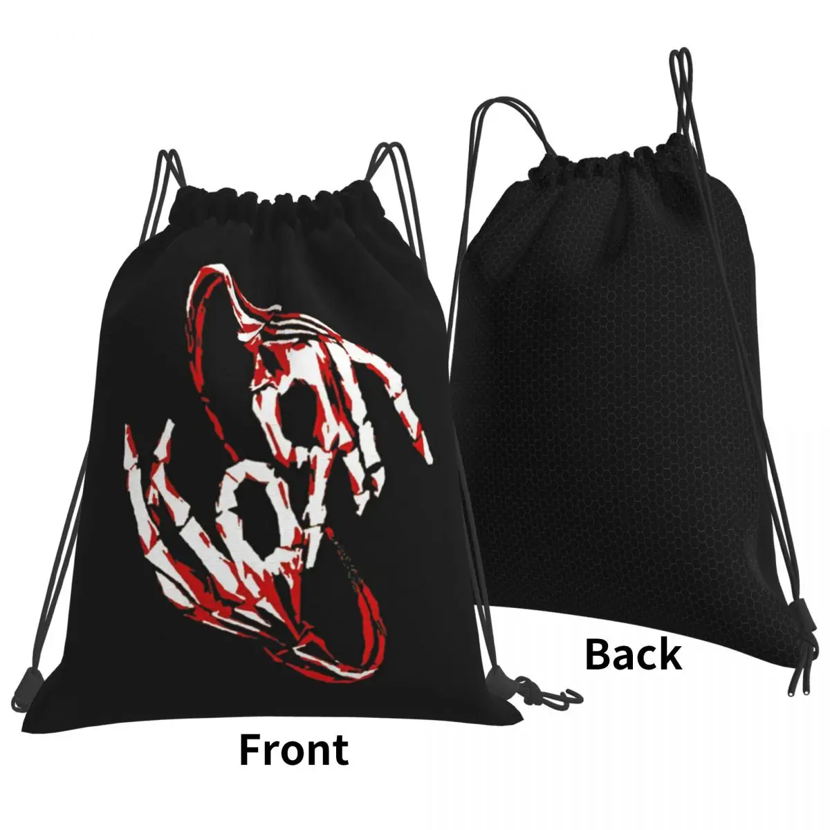 Korn Rock Band Logo Backpacks Portable Drawstring Bags Sports Bag Book Bags for Man Woman School