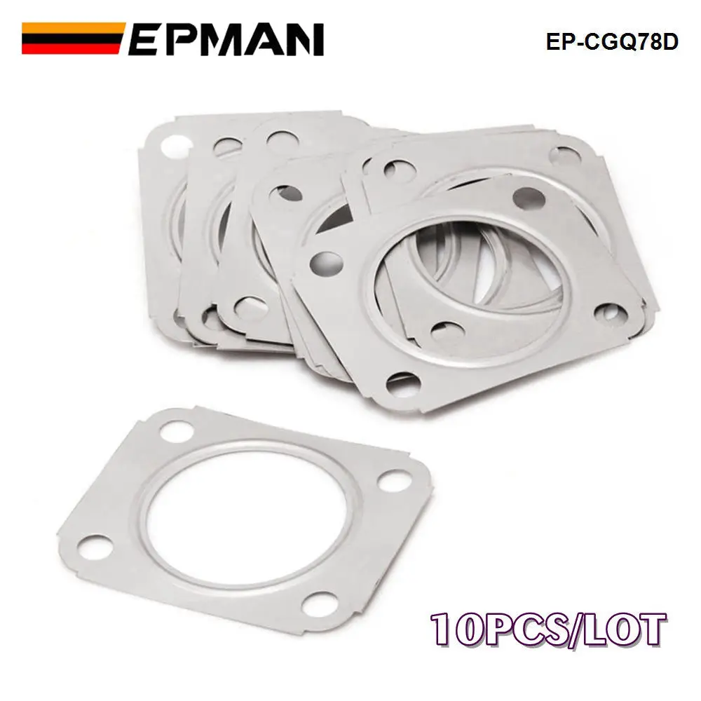 EPMAN Inlet & Downpipe Stainless Steel Gasket For Mitsubishi 14B 16G Big 1G 2G EVO I - III Turbo EP-CGQ78D