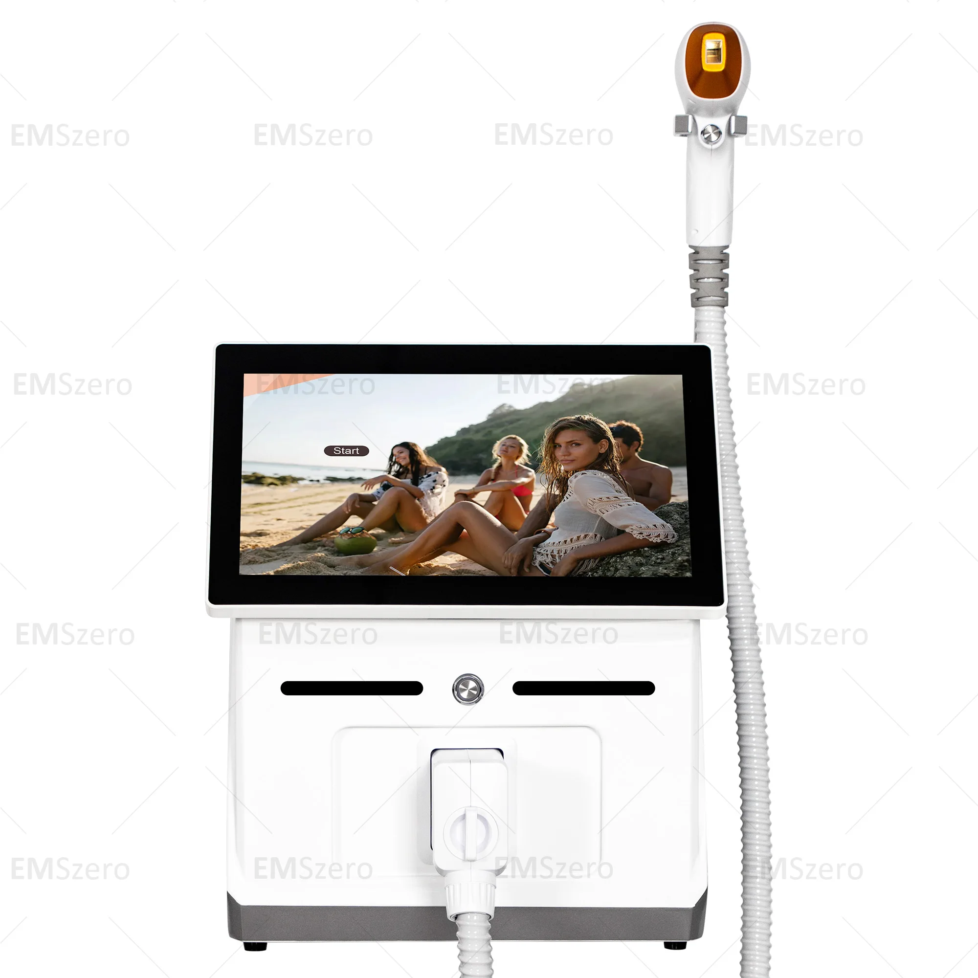 3500 واط الوجه 808nm ديود آلة إزالة الشعر بالليزر الكسندريت الدائم غير مؤلم الجسم تحت الإبط معدات إزالة الشعر