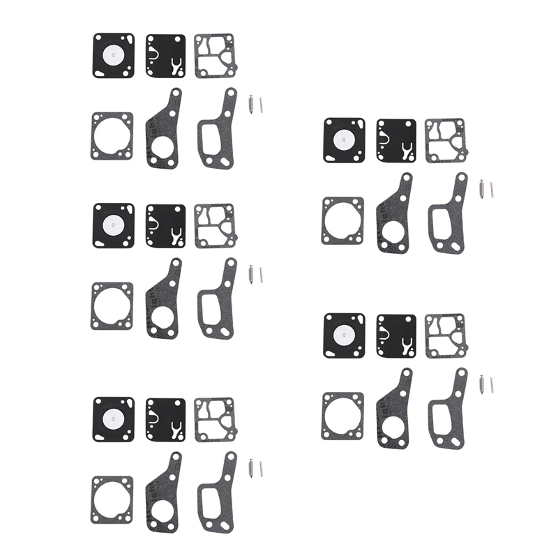 5Sets Carburetor Repair Kit For Walbro MDC Carb Mcculloch Mini Mac Chain Saw K1-MDC Accessories