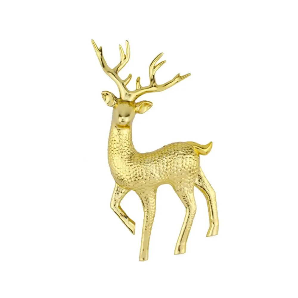 

Elegant Easy to Install Sika Deer Statue Handmade Elk Elk Miniatures Artificial Plastic Artificial Mini Deer Home