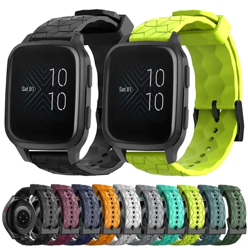 สร้อยข้อมือ20มม. 22มม. สำหรับ Garmin vivoactive 4 3 Music venu SQ 2 plus สายสำหรับ Forerunner 245 645 55 158 /vivomove 3 silicione BAND